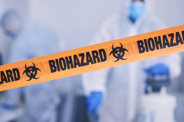 Professional Blood Cleanup technician working in Monitor, WA